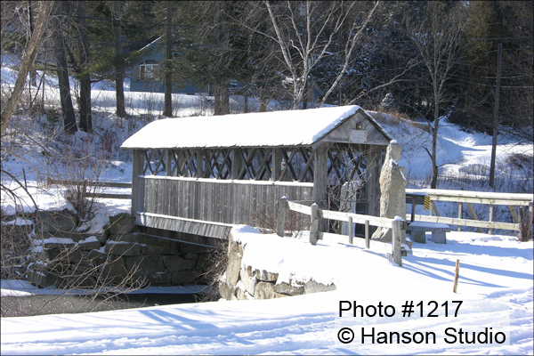 West Danville, VT - Joe's Pond Bridge - Winter